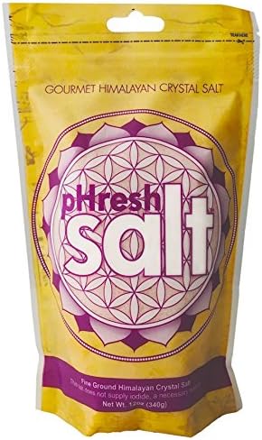 pHresh Products Himalayan Crystal Salt, Reseal Able Pouch Refill for Shaker, Extra Fine, Pure Light Pink, 12 oz.
