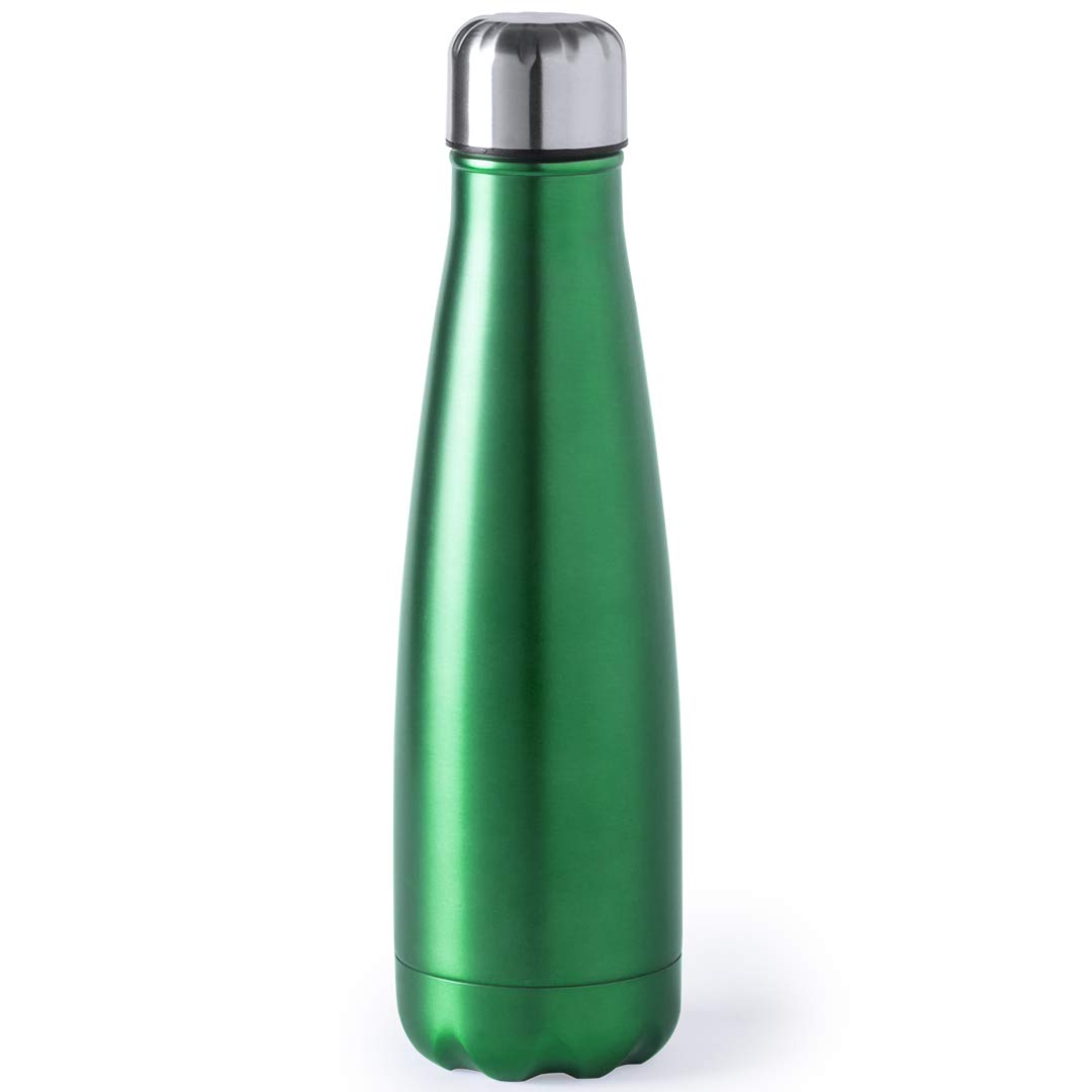 eBuy GB Metal Water Bottle Stainless Steel Leakproof Reusable BPA Free Drinks Bottle Green 630ml