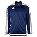 adidas Men's Soccer Tiro 15 Training Jacket, Dark Blue/White/Dark Blue, Medium