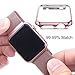 Apple Watch Case,Biaoge Super Thin PC Plated Plating Protective Bumper Case for Apple Watch Series 1 only (2015) Sport & Edition-(Rose Gold 42mm)