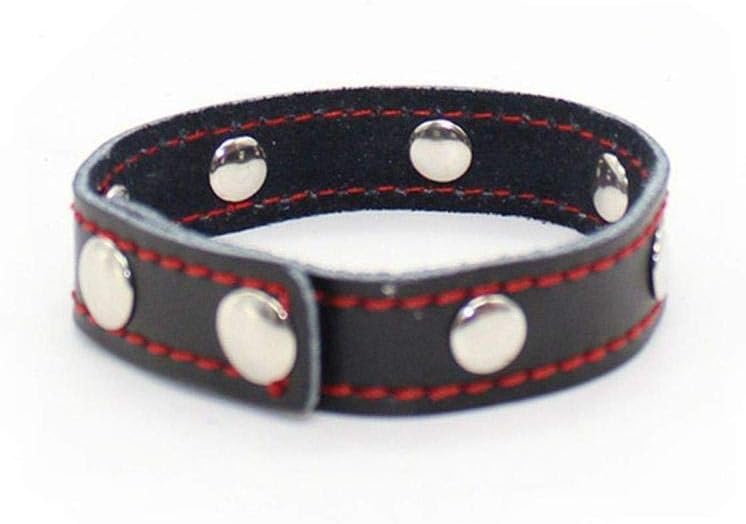 FRHKFJYKH Leather Belt Fasten Ring Rings Male Time Fun Toys Products For Men5201