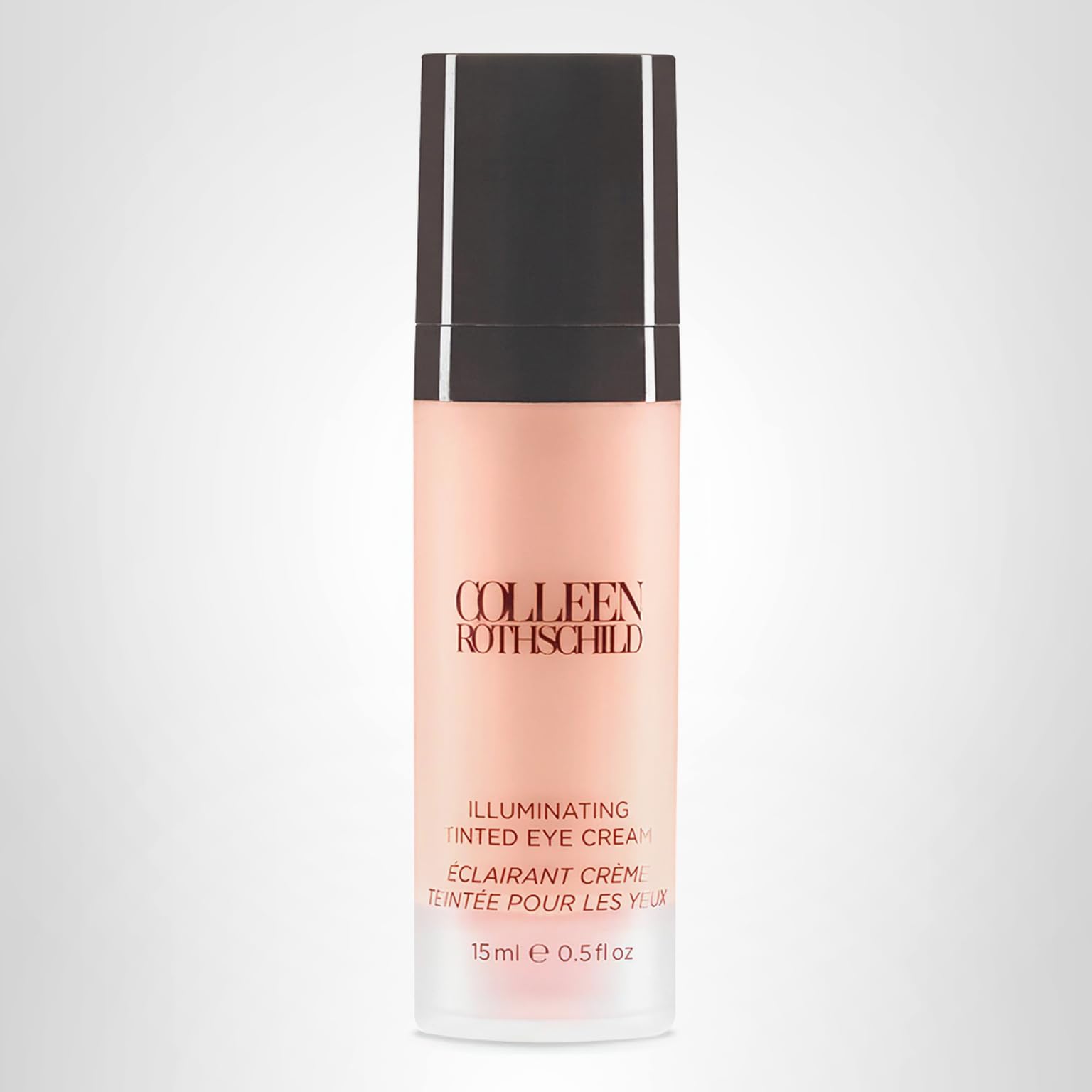 COLLEEN ROTHSCHILD Illuminating Tinted Eye Cream | Instant Brightening Effect | Nourishes & Targets Dark Circles | With Hyaluronic Acid, Caffeine, Pearlized Pigments & Peptides (0.5 fl oz)
