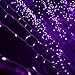 pop-belief Curtain Lights 300 LED Window Curtain String Light 6.6×9.8ft with 8 Modes for Wedding Decorations Halloween Party Home Patio Lawn Garden Bedroom Outdoor Indoor Lights (Purple