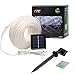LED String Lights Solar RGB 100 LED Rope, Outdoor Waterproof, 33ft, 8 Lighting Modes, Ideal for Decoration,Thanksgiving, Garden, Lawn, Patio, Party (RGB)