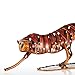 Tooarts Metal Weaving Leopard Modern Decorative Sculpture for Interior Decoration
