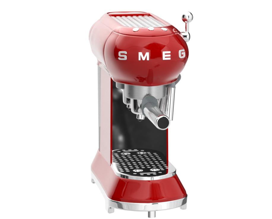 Amazon | Smeg Espresso Machine Red [並 