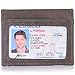 Alpine Swiss Mens Leather Money Clip Front Pocket Wallet Gray