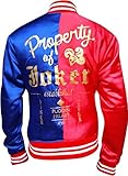HQ Red & Blue Women Satin Jacket - Guaranteed Delivery Before Halloween