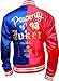 HQ Red & Blue Women Satin Jacket - Guaranteed Delivery Before Halloween