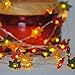 Impress Life Christmas Decoration Light, Fall Maple Leaves Garland 10ft 40 LEDs New Year Gift, Xmas Decor String Lights Battery Operated with Control for Thanksgiving Wedding Birthday Party Supplies