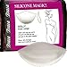 Braza Silicone Dolly Super Wedge Push Up Bra Inserts, clear, one size