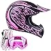 Typhoon Helmets Typhoon ATV Motorcycle Helmet with Goggles & Gloves - DOT Certified Off-Road Racing Protection Gear Set for Men - Durable MX Combo Pack