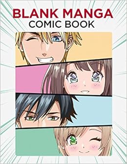 Blank Manga Comic Book Create Your Own Manga Anime Comics 8 5x 11 Premium Quality 1 Pages Manga Template Filled With Different Mood Frames Sad Funny Action Serious And More