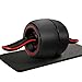 Wolfyok Ab Roller Wheel Ab Carver Pro Roller Exercise Equipment with Smart Brake and Rebound Knee Pad Included for Abs Abdominal Core Fitness Workouts Training for Men Women Beginners Professionals