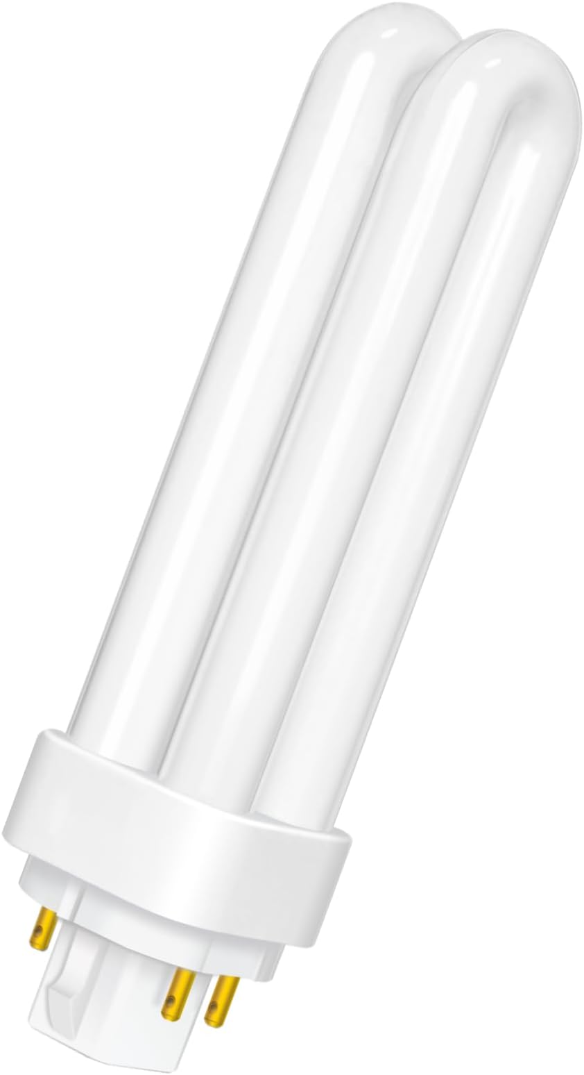 Liuyife 13W G24q-1 CFL Lamp 4 Pin Warm White 2700K 850LM 2U