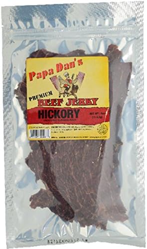 Papa Dan's 4 Oz Package of Hickory Beef Jerky