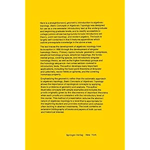 Basic Concepts of Algebraic Topology (Undergraduate Texts in Mathematics)