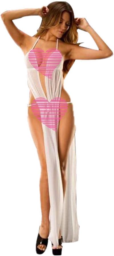Libermall Sexy Lingerie for Women for Sex Sheer Chemise Lace Deep V Backless Dress Bodysuit Babydoll Teddy Sleepwear