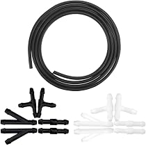 Kit Tuyau Lave-Glace Nadisean 5m + 36 Connecteurs | Universel Pour Voiture - Caoutchouc Souple Et Résistant
