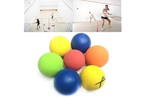 DABONGKEER HighQuality American Standard Racquetball Rubber Hollow Ball, Diameter: 5.5cm, Random Color Delivery