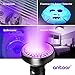 Blacklight Flashlight UV 100 LED,100 LED 395 nm Ultraviolet Blacklight Detector for Dog Urine,Hotel Rooms,Pet Stains and Bed Bug.