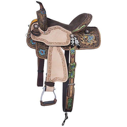 Silver Royal Salvador Barrel Saddle 15in