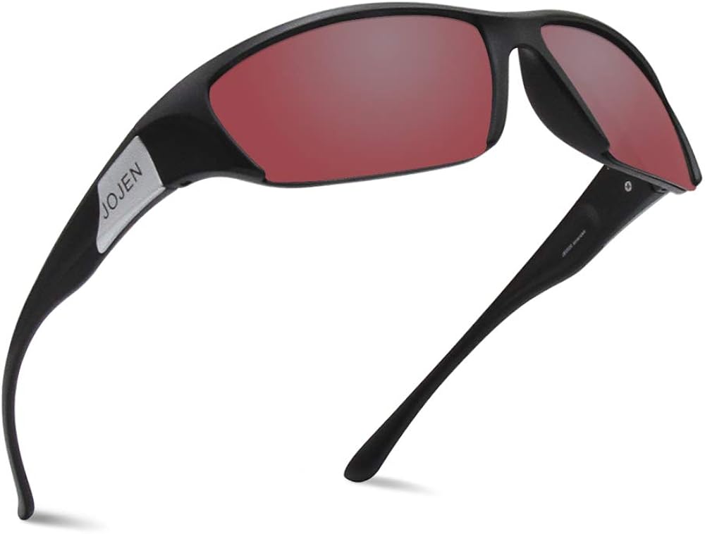 JOJEN Polarized Sports Sunglasses for Men Women Tr90