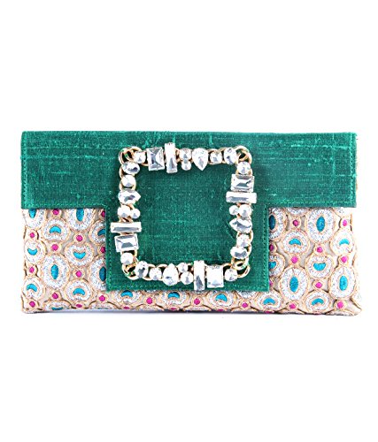 Saisha Clutch (Green)