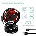 Battery Operated Clip Fan with Hanging Hook, Portable USB Desk Fan With Bright LED Light, Camping Lantern Fan, Rechargeable 3600mAh Battery Fan,Wall Fan, Mini Quiet Fan for Stroller Home Office Travel