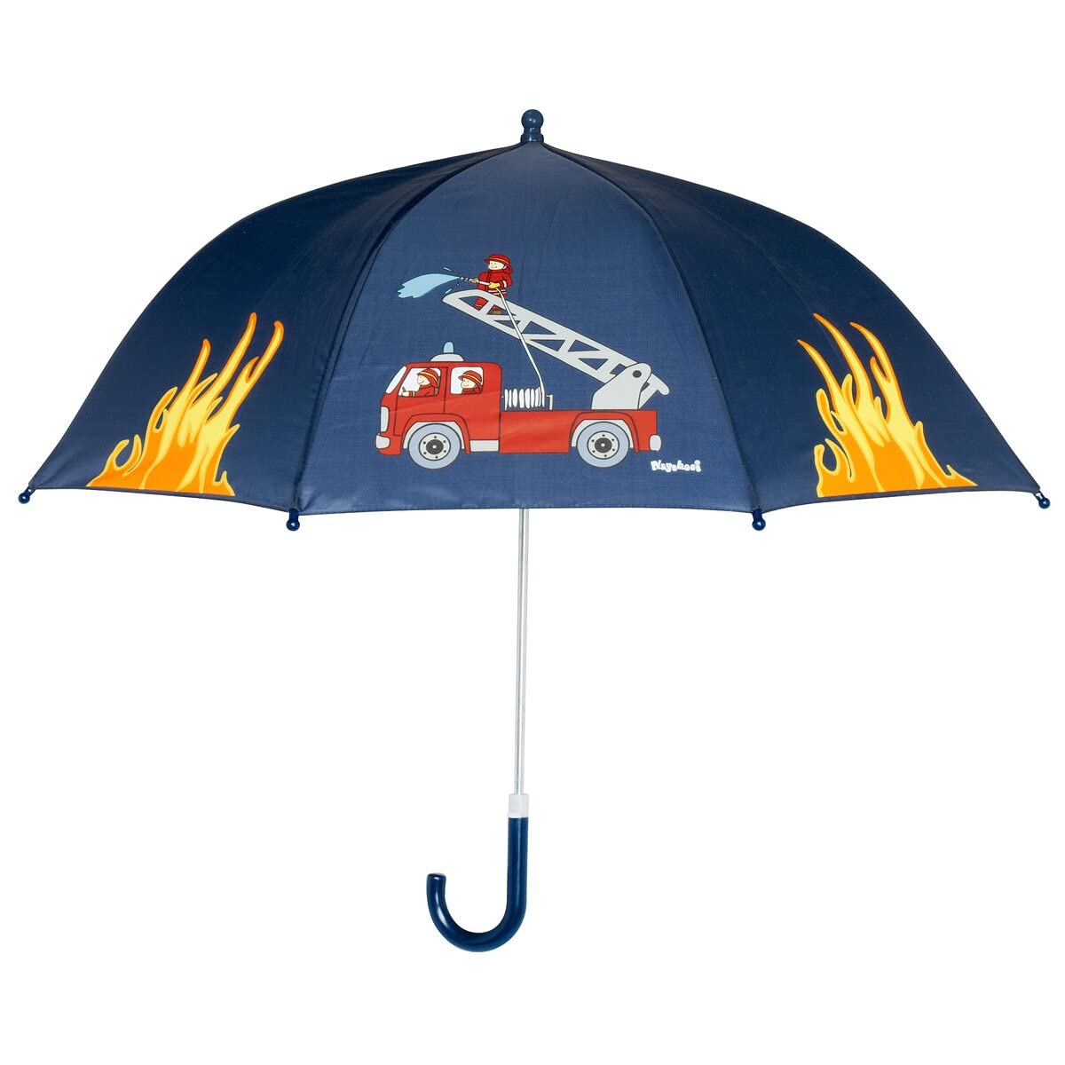 Playshoes Boy's Fireman Umbrella, Blue (Original), One Size — image 1
