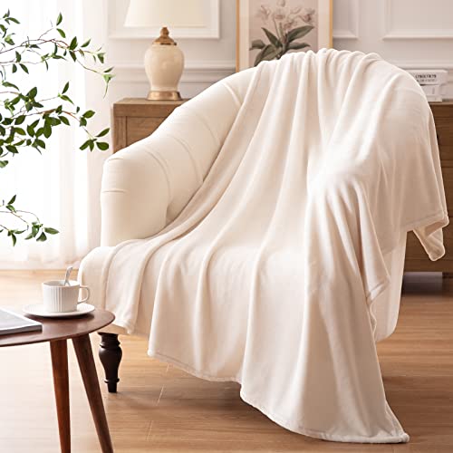 Bertte Throw Blanket, Plush Fleece Fuzzy