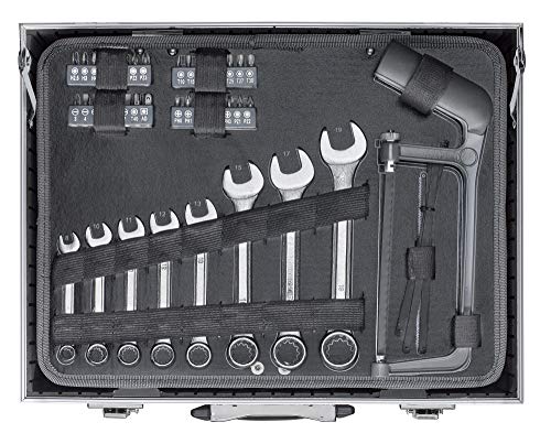 kwb Werkzeugkoffer aus robustem Aluminium inkl. 199-tlg. hochwertigem Werkzeug-Set als perfekte Grundausstattung für den… – Bild 7
