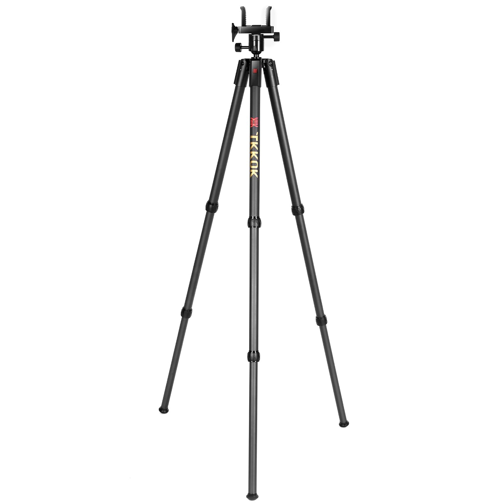 Photo 1 of (PARTIAL SET) (USED/FAIR) Hunting Tripods 360 Degree Ball Head with Aluminum, Adjustable Legs TTKOK D60 for Hunting Shooting Tripod
