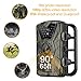 ECOOPRO Trail Camera 12MP 1080P HD Game Hunting Camera 65ft Infrared Night Vision,90°Detection Angle,24pcs 940nm IR LEDs,2.4