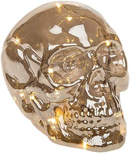 Glass Art LED Skull