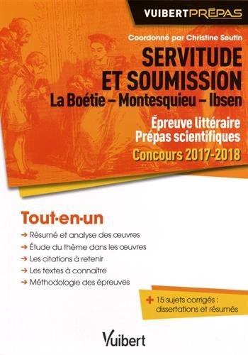 Servitude et soumission - La Boétie - Montesquieu - Ibsen