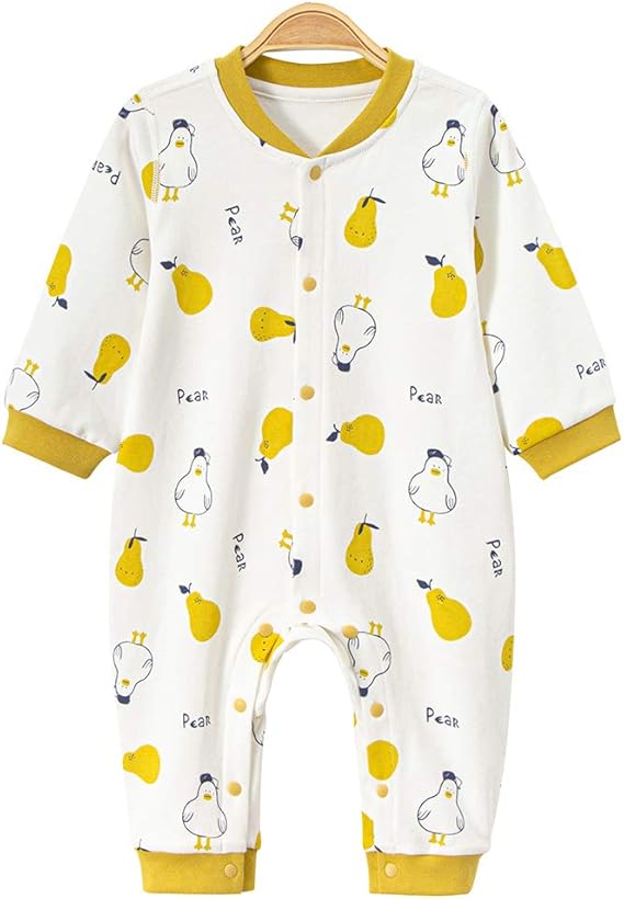 Amazon Co Jp 赤ちゃんの服は純綿で 新生児のユニフォームは赤ちゃんの長袖は男性の赤ちゃんです 黄緑 6 9个月 服 ファッション小物