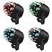 Stage Party Lights - Costech Portable Sound Activated DJ Lighting; RGB Auto Rotating Disco Ball; Strobe Lamp Stage Par Light; 7 Color Changing Crystal LED Ball for Club Pub/ Disco DJ Show