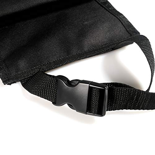 Aokin Car Seat Back Gun Rack Hunting Gun Sling Shotgun Rifle Gun Holsters Pistols Organizer with Pockets, Black