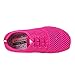 ALEADER Kid's Quick Dry Water Shoes Comfort Walking Sneakers Black/Fushia 3 M US Little Kids