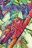 Stained Glass look Red & Pink Hummingbird lover Gift 25 Month Weekly Planner Dated Calendar for Women & Men: 2 years plus December To-Do ... + Dec 2019 25 months Weekly Planner Book) by Sandy Closs