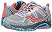 Saucony Women's Grid Excursion Tr10 Trail running Shoe, Grey/Blue/Coral, 8 M US