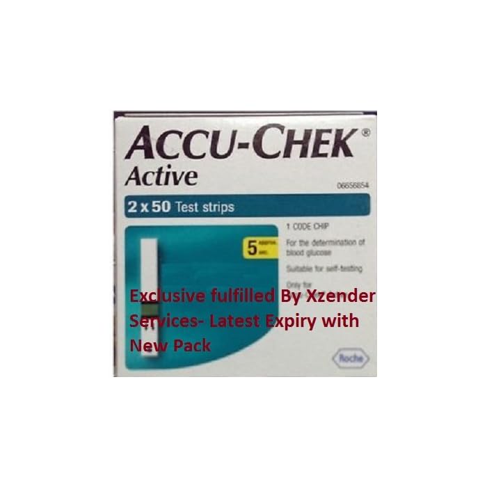 Accu-Chek Active 100 Test Strips with 1 Code Chip