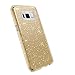 Speck Products Presidio Clear + Glitter Cell Phone Case for Samsung Galaxy S8 Plus - Clear With Gold Glitter/Clear
