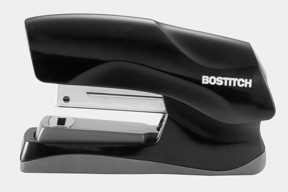 Bostitch Stapler with Staples Value Pack Set, Heavy Duty Stand Up Stapler, Black, 40 Sheet Capacity with 5000 Staples, Small Stapler Size, Fits Into The Palm of Your Hand (B175-BLK -VP): Office Products