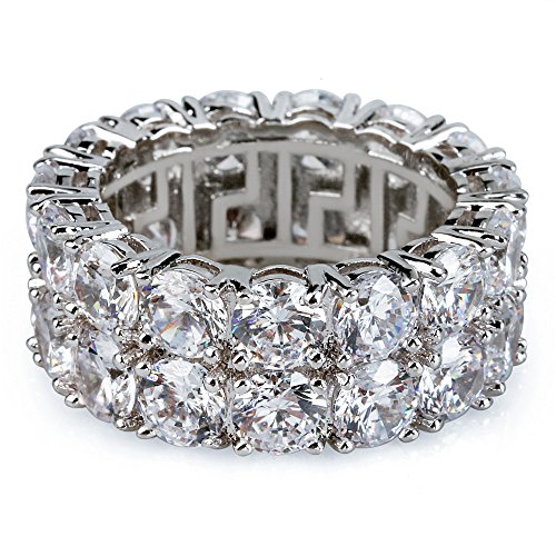 Jewelrysays Hip Hop CZ Jewelry Mens Fashion Zircon 2 Row Tennis Ring Gold Plated Dimond Ring Gifts