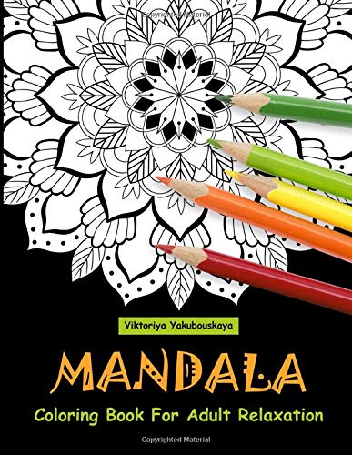 Download Mandala Coloring Book For Adult Relaxation Coloring Pages For Meditation And Happiness Buy Online In Kuwait At Desertcart Com Kw Productid 119740910
