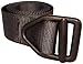 Bison Designs 38mm Wide Light Duty Belt with Black Buckle (Graphite, 46-Inch Maximum Waist/X-Large)