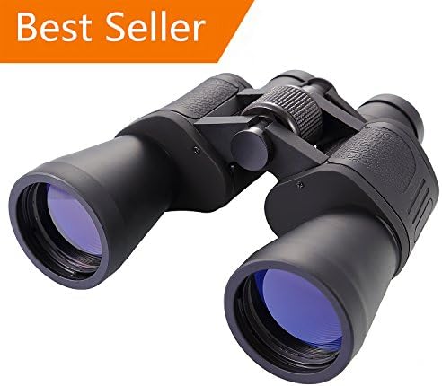 Timack 10x50 Binoculars for Bird Watching Outdoor Sightseeing Climbing Traveling Sports Concerts, HD Wide-field and Fully Coated Lens