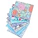 ShuanShuo New Series Cotton Fabric Quilting Patchwork Fabric Fat Quarter Bundles Fabric for Sewing DIY Crafts Handmade Bags 40X50cm 8 pcs/lot